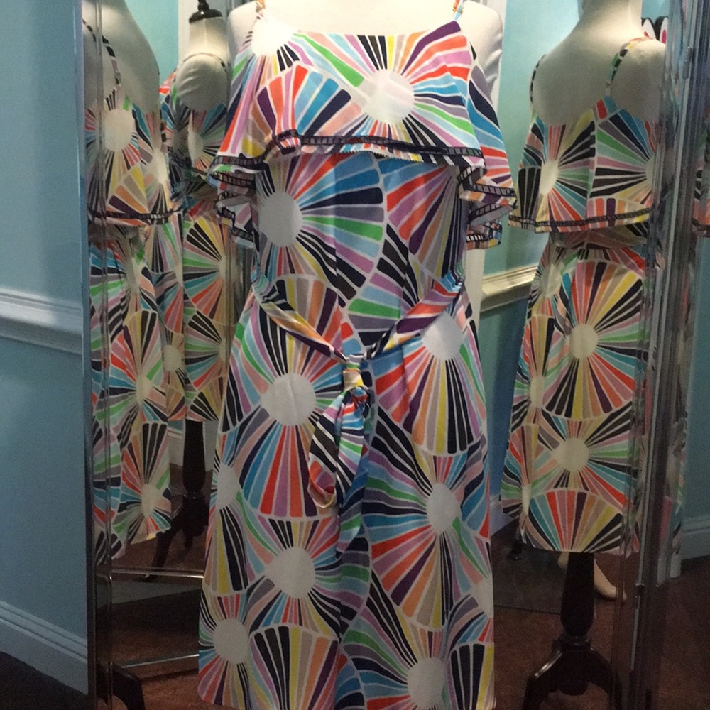 BNWT Trina Turk Silk Dress with adjustable…
